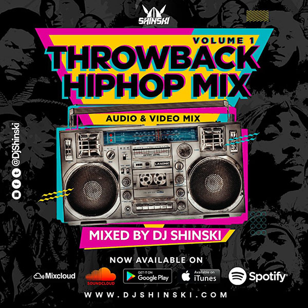 Cover Art for Throwback Hip Hop Mix by Dj Shinski