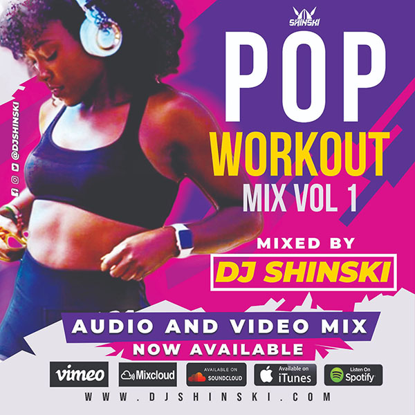 Cover Art for Pop Workout Mix Vol 1 by Dj Shinski